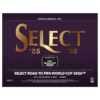 2025/26 Panini Select Road to World Cup Soccer Hobby 12 Box Case
