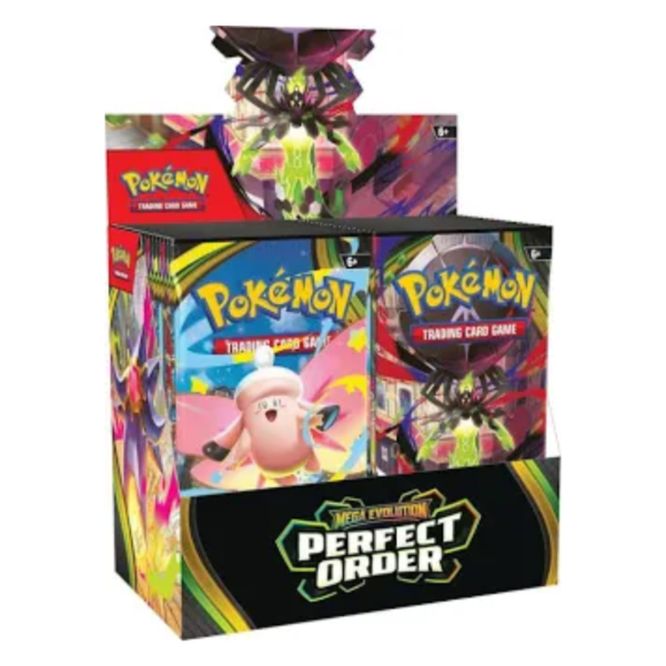 resizingforshopify-2026-03-20T115129.429.png Pokemon Mega Evolution Perfect Order Booster 6 Box Case
